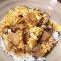 たてえり。's cooksnap of when they made 親子丼(甘め).