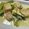 Halü★mama's cooksnap of when they made 小松菜と厚揚げの卵とじ.