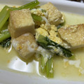 Halü★mama's cooksnap of when they made 小松菜と厚揚げの卵とじ.