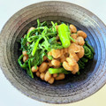 azbjbn's cooksnap of when they made 簡単♡春菊と納豆の和え物.