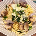 マリナ。's cooksnap of when they made 簡単☆あさりとほうれん草のパスタ♪.
