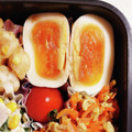 ドルフィンサーモン's cooksnap of when they made お弁当に 簡単 ぺたんこゆで卵　アレンジ.