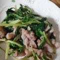 mayumayu49's cooksnap of when they made 水菜と豚のゆずこしょう炒め.