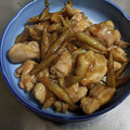 由芽15's cooksnap of when they made ＊鶏とごぼうの甘酢炒め＊.