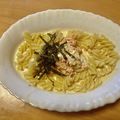 さすらい's cooksnap of when they made 鮭フレーク♪和風サーモンクリームパスタ♪.