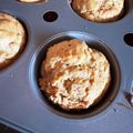 Fuku2mochi's cooksnap of when they made ピーナッツバターとバナナのマフィン.