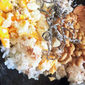三児のmamaだい's cooksnap of when they made 決めてはご飯♡ふわとろ玉子と納豆の二色丼.
