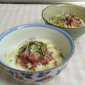 umemodoki's cooksnap of when they made マグロたたきのとろろ丼★.