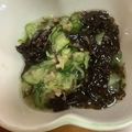クックHDP0M2☆'s cooksnap of when they made きゅうりたっぷり！モズクの酢の物.