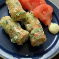 はなぴっち's cooksnap of when they made 紅しょうがと青のり衣の揚げちくわ♪.