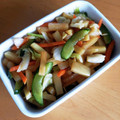 jagao's cooksnap of when they made 【保育園給食】野菜の梅和え.