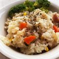 キュウ0815's cooksnap of when they made 炊飯器で簡単！ピラフ ミックスベジタブル.