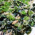 ちーゆづアーちゃん☆'s cooksnap of when they made しらたきとワカメのガーリックポン酢❤.