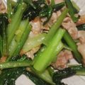 ヨシヨッシー's cooksnap of when they made 小松菜と豚肉のバター醤油炒め.