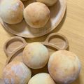 Chokorobi's cooksnap of when they made 手が汚れない！即席ふわふわゴマパン.