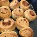 月麦のキッチン's cooksnap of when they made 1時間で！簡単シナモンロールちぎりパン.