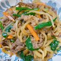 オウジリリノエ's cooksnap of when they made 簡単✿焼き肉のタレで牛肉のスタミナ焼き.