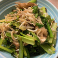キュキュットさん's cooksnap of when they made 小松菜と椎茸のしらす炒め☆.