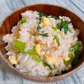 yukarin222's cooksnap of when they made 簡単混ぜるだけ☆鮭と小松菜と卵の混ぜご飯.