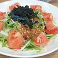 τомоко's cooksnap of when they made 大根と水菜のシャキシャキ梅サラダ.