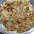 こうのとりヒロシ's cooksnap of when they made 煮物リメイク 煮汁で炊き込みご飯.