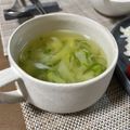 らこぴょん's cooksnap of when they made 即席☆ピリリ鶏がらネギスープ.