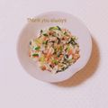 まあまま☆0403's cooksnap of when they made 小えび・小松菜の簡単チャーハン♪残りご飯.
