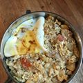 Ruriluru's cooksnap of when they made ズボラ飯 簡単！目玉焼きごはん.