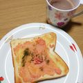 ﾋﾟﾛﾐ♡'s cooksnap of when they made めんたいバタートースト.