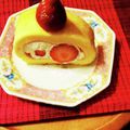 クックMRC59P☆'s cooksnap of when they made 米粉のいちごロールケーキ.