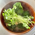 azbjbn's cooksnap of when they made 超簡単！かいわれイン☆味噌汁.