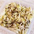 ♪small♪'s cooksnap of when they made 簡単！美味！大根キャベツ塩昆布のサラダ.