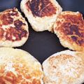 ☆ママ★'s cooksnap of when they made もちもち☆ふわふわ☆卵なしホットケーキ.
