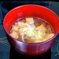 お料理ニャロメ's cooksnap of when they made 油揚げとなめこの味噌汁.