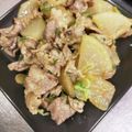 まきん家's cooksnap of when they made 簡単♡豚コマと大根の和風マヨ炒め♡.
