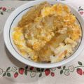 しゅい6's cooksnap of when they made レンジで簡単～おひとり様カツ丼.