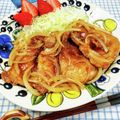 在宅勤務のおじさん's cooksnap of when they made 豚の生姜焼き.