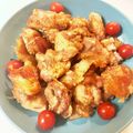 みなとのまんま's cooksnap of when they made オーブンで揚げ油いらず！鶏もも肉の唐揚げ.