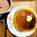 ☆あさ's cooksnap of when they made 高級パンケーキ.