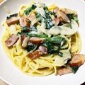 ★ゴンぎつね★'s cooksnap of when they made 牛乳で簡単！ベーコンのクリームパスタ♪.