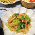 かおりかざり's cooksnap of when they made 春雨とブロッコリーのピリリと辛いサラダ.