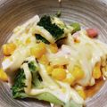 ゆいころままこ's cooksnap of when they made ☆豆腐とハムとブロッコリーのサラダ☆.