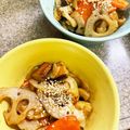 ozameg's cooksnap of when they made れんこんと椎茸の甘辛酢炒め.