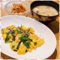 nakamucchi's cooksnap of when they made カニカマ入りニラ卵.