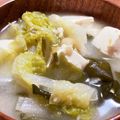 お塩と砂糖's cooksnap of when they made しゃきしゃき食感の白菜の味噌汁.