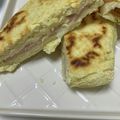 キュキュットさん's cooksnap of when they made 早くて簡単♡平焼きハム＆チーズパン！.
