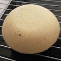 クック79VCF4☆'s cooksnap of when they made 3分で☆米粉とおからパウダーの蒸しケーキ.