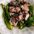 つよまり's cooksnap of when they made 無限ピーマンサバの水煮缶バージョン.
