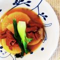 クックMRC59P☆'s cooksnap of when they made もつ煮込み汁で大根の煮物.
