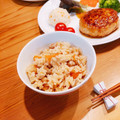 うす味さん's cooksnap of when they made 豆まきで余った炒り豆の炊き込みご飯.